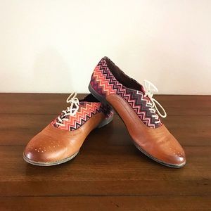Patterned Oxford Shoes